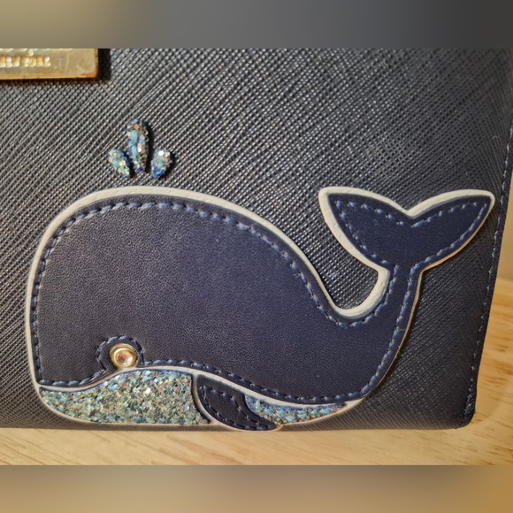Kate Spade Novelty Blue Whale Wallet - Picture 5 of 13